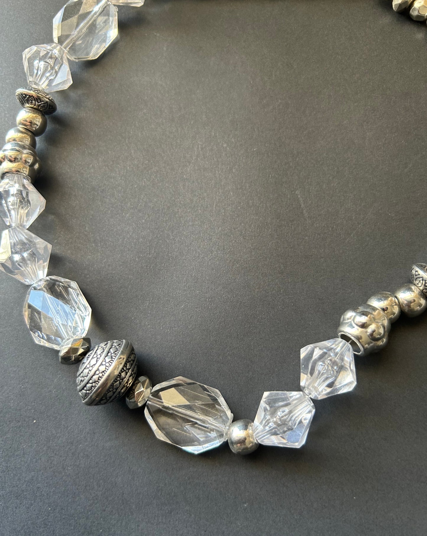 Clear beaded Necklace