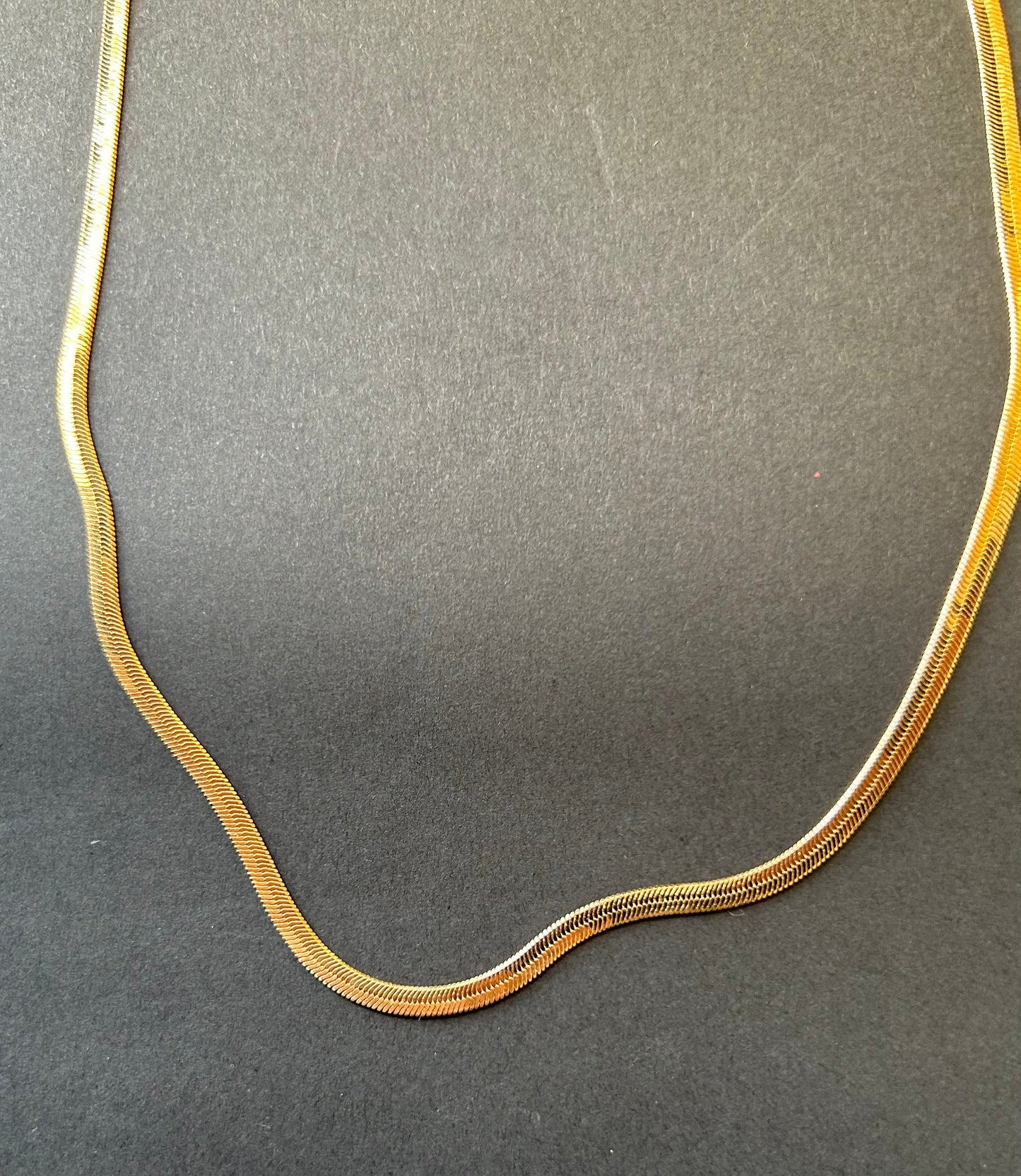 Herringbone Gold filled Necklace