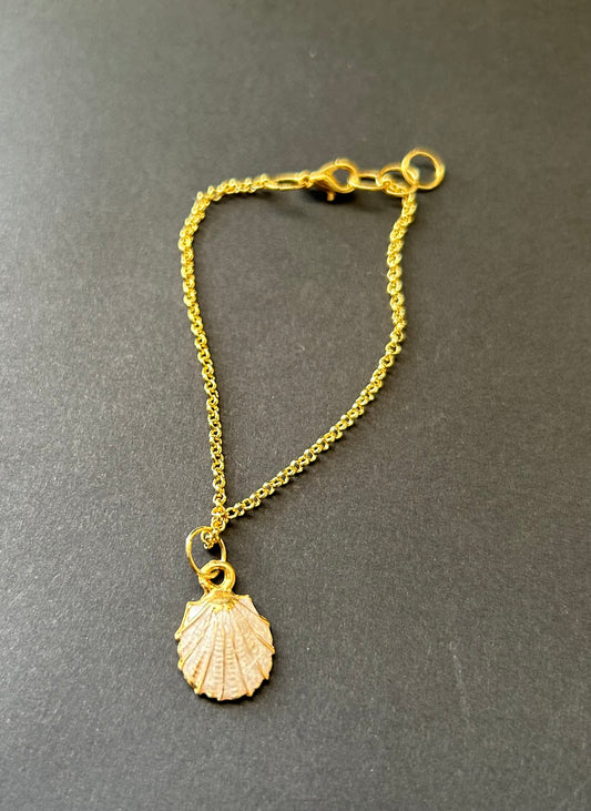 Shell pendant Anklet