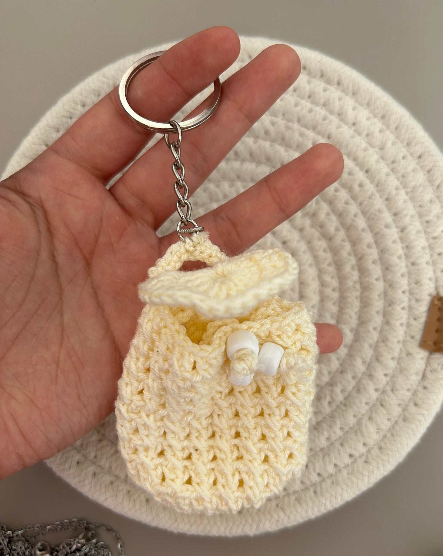 Set of 3 backpack keychain