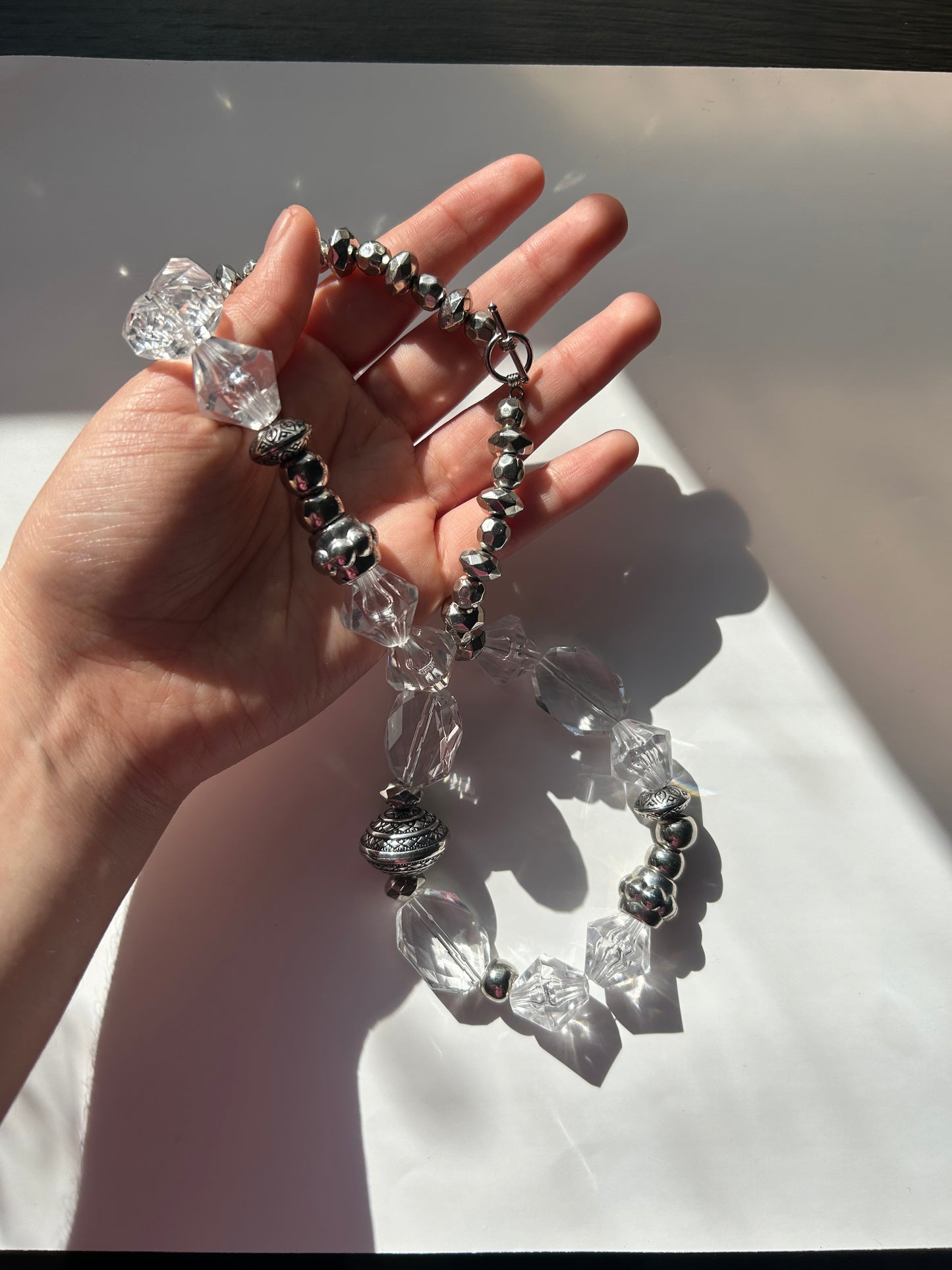 Clear beaded Necklace