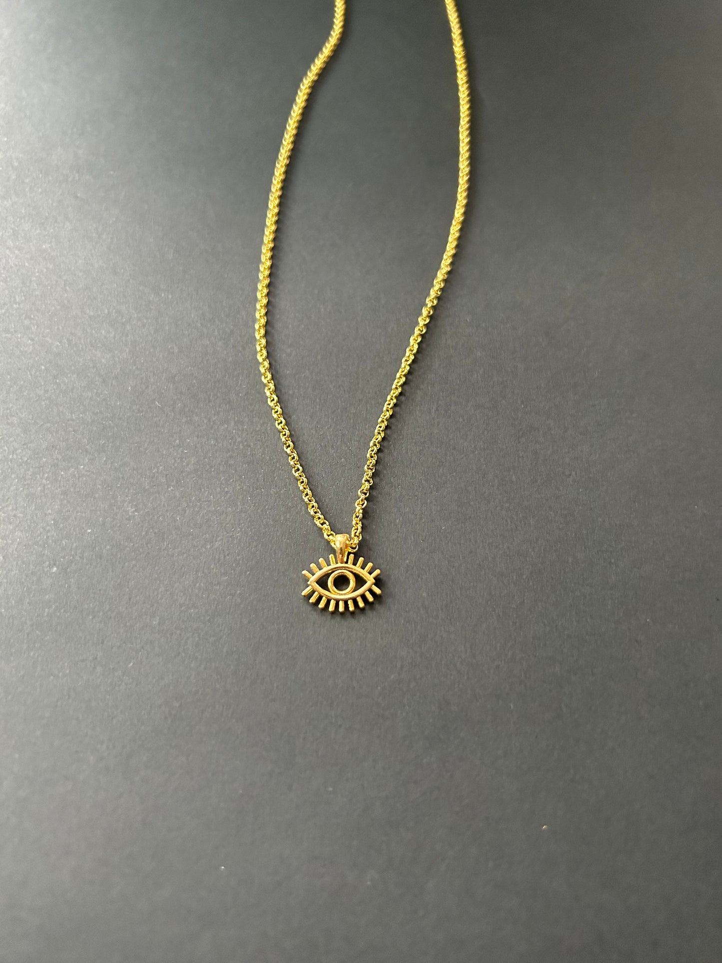 Evil eye rolo Necklace