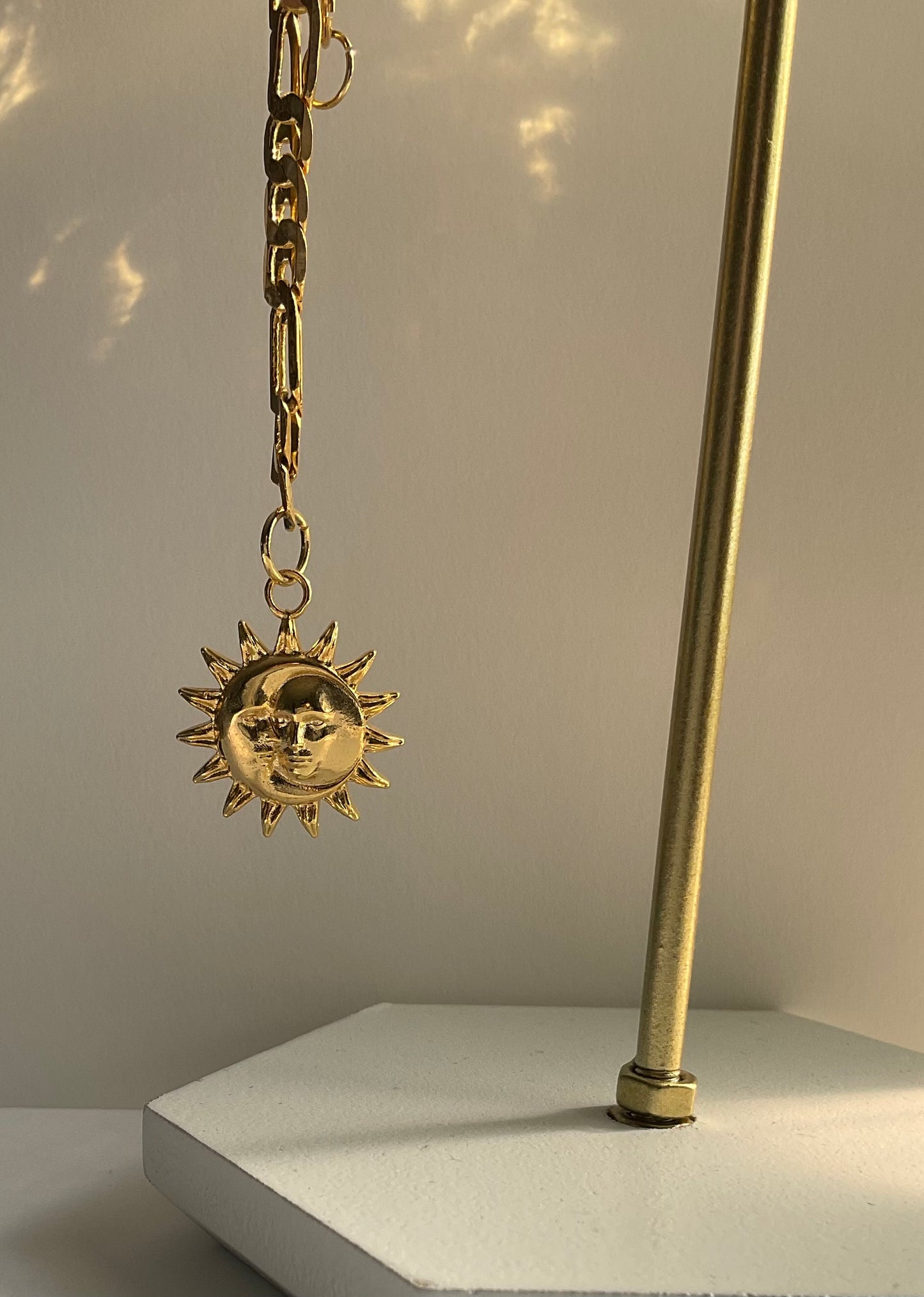 Half Sun Half moon Necklace