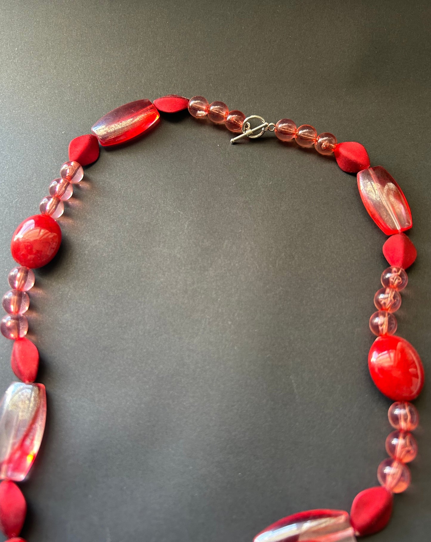 Red Beaded Necklace