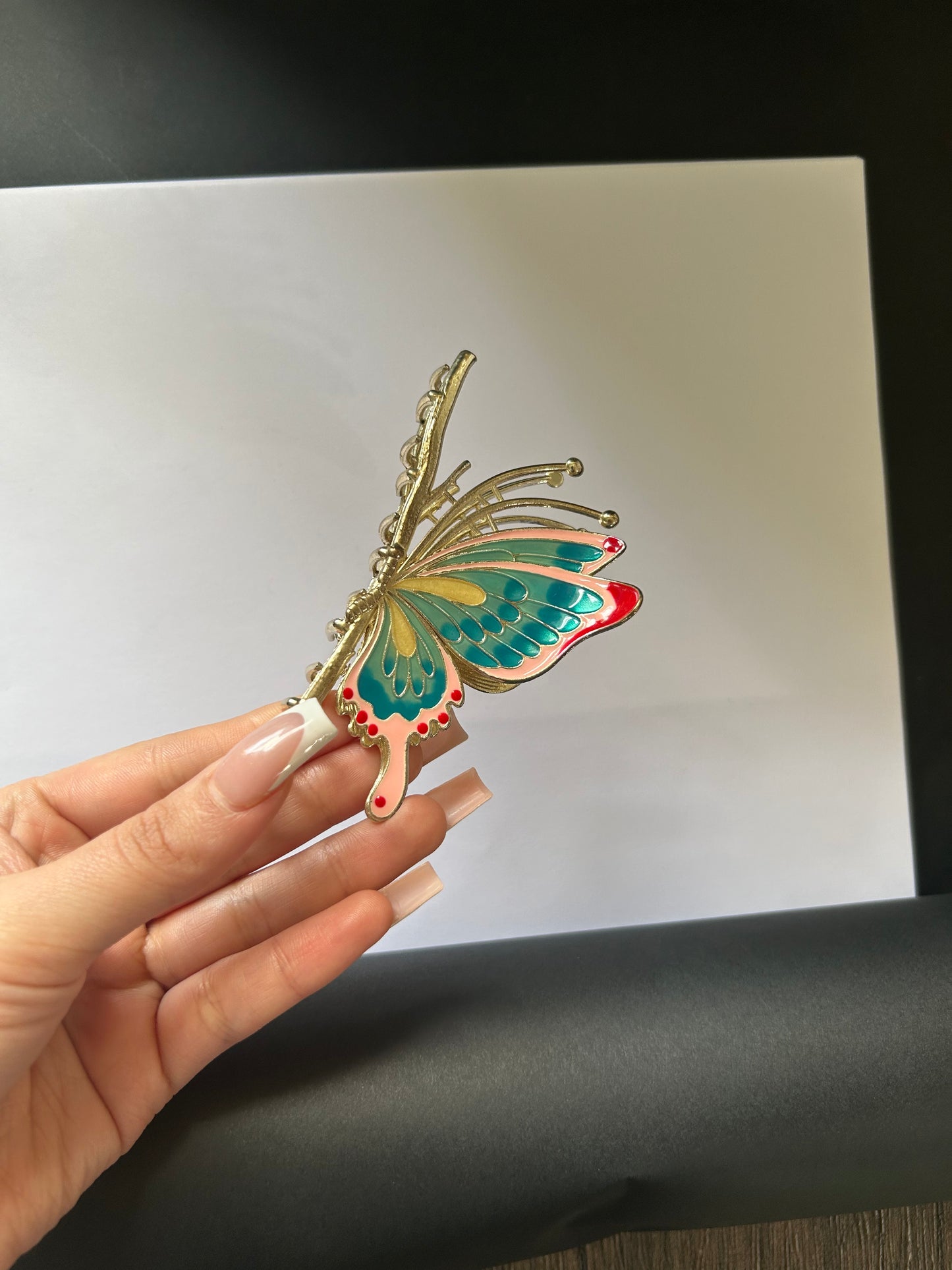 Butterfly hair clip