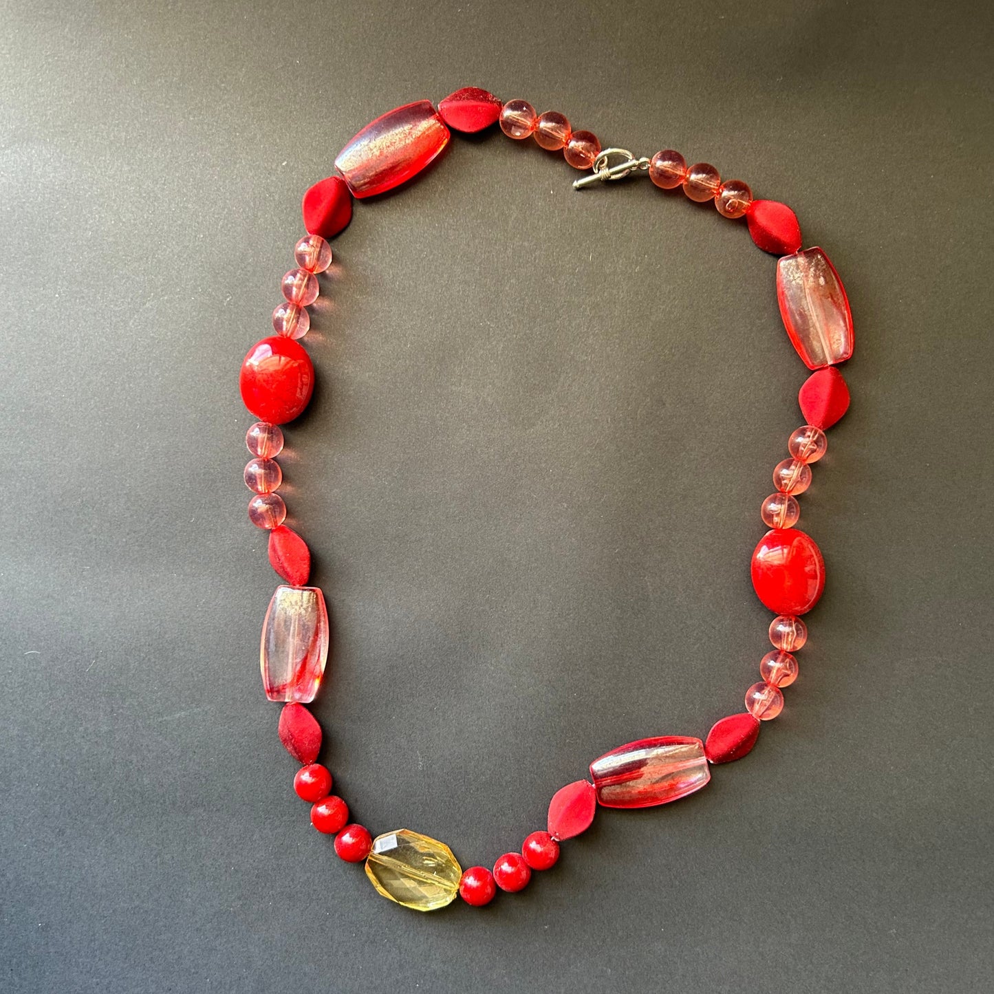 Red Beaded Necklace